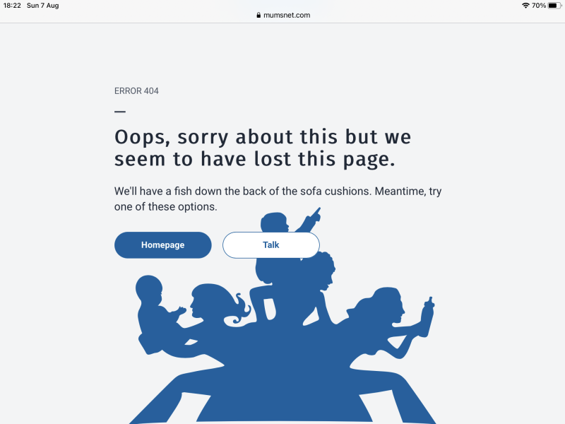 Have never seen this before error 404 