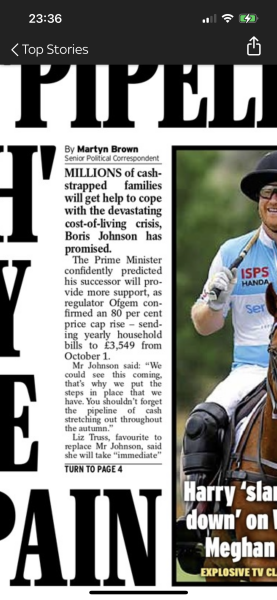 Big Dog is enjoying his last weeks. Who will be leader - Truss or Sunak Thread 13