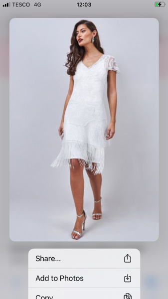 Cocktail dress for Burgh Island
