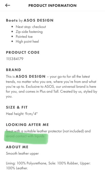 What are you playing at ASOS?