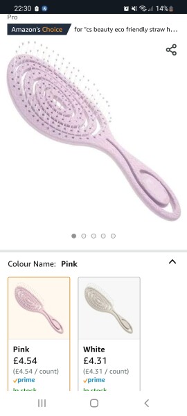 Brushing child’s hair