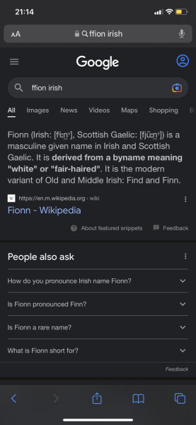 Tadhg or Flynn or Riley