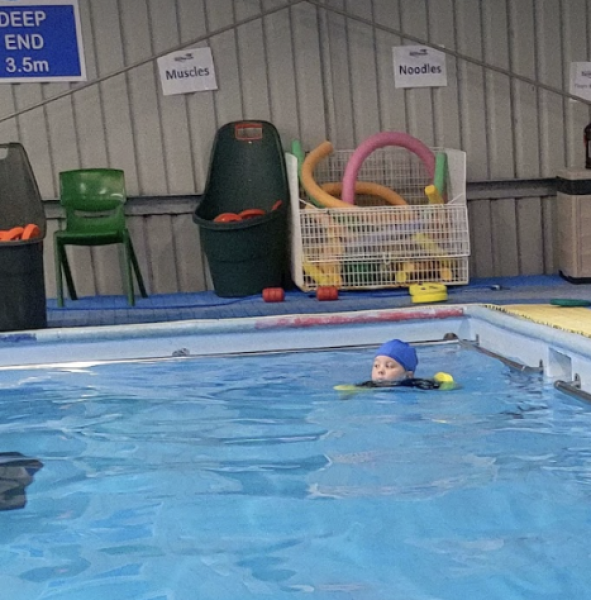 To think level 1 swimming lessons shouldn’t be in the deep end?
