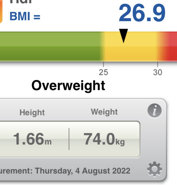 Am I unusually heavy for my size or do I have reverse body dysmorphia?
