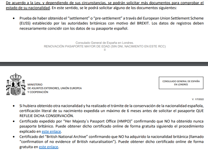 Are you Spanish but live in UK and have UK-born children with a British and a Spanish passport?
