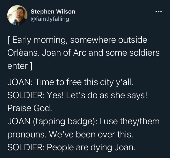And after Joan of Arc we bring you - ta da - Elizabeth I