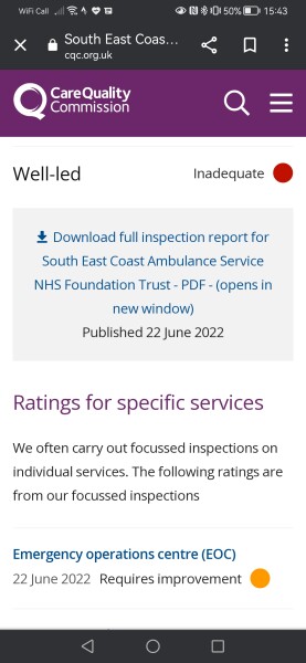 The NHS is captured and I can't see a way out