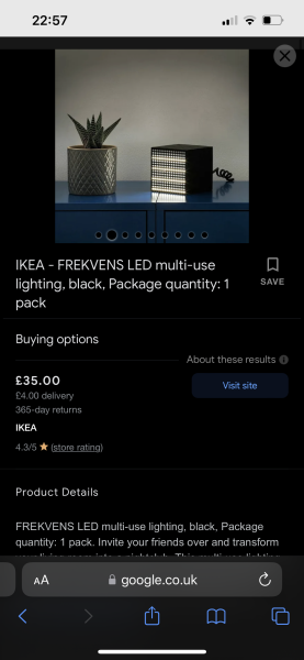 What do I need in Ikea tomorrow?