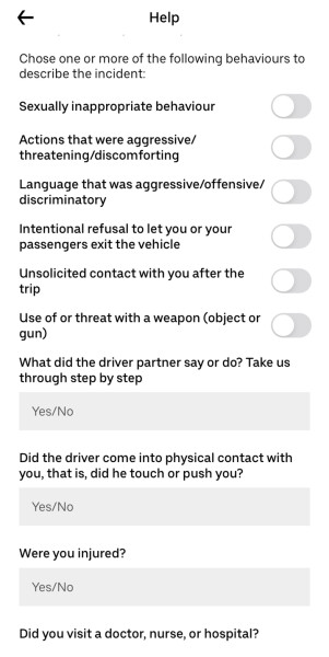 I think my Uber driver is following me