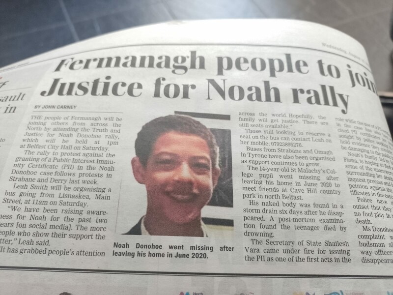 To ask you to download the Noah Donohoe song?