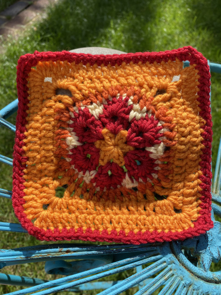 Woolly Hugs. A Blanket for lovely JungleZgok whose wonderful teenage son has died. 