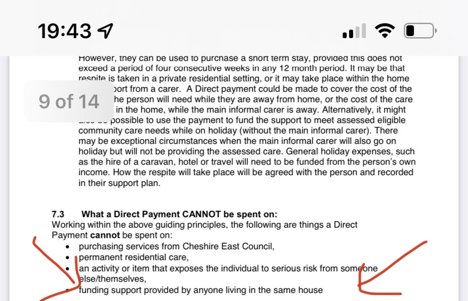 To ask what we do to help with the cost of social care?