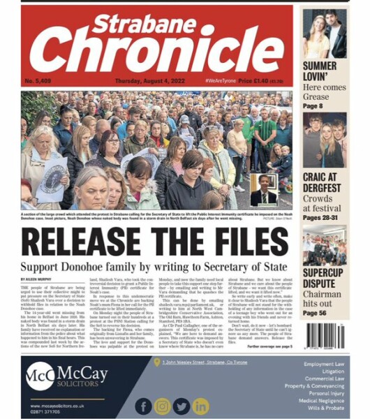 TW. Noah. The PSNI and their failure to investigate his death?