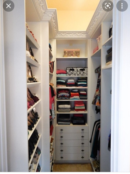 Clever ideas for a huge cupboard/wardrobe (inc photo)