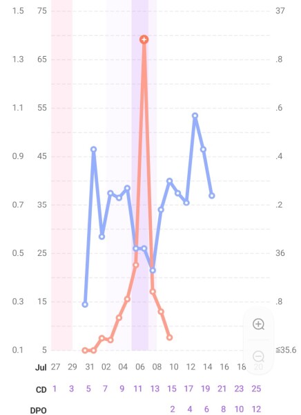 Implantation temp dip? What do you think?