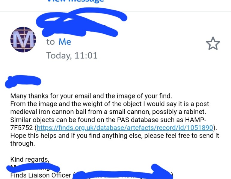 My mum found this in the garden... 