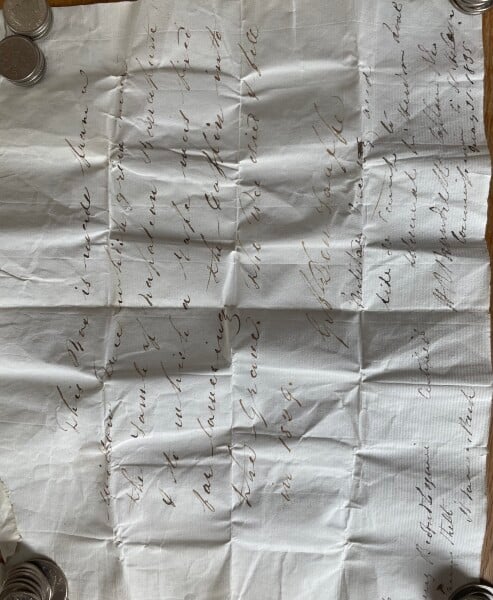 Can you help me decipher this old note please?
