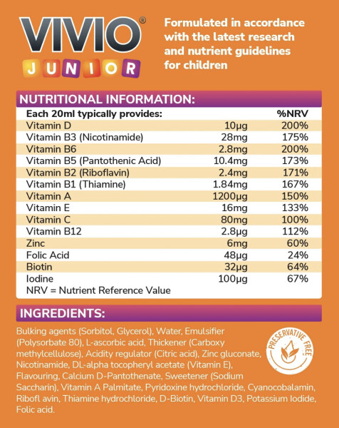 weening vitamin replacements - preferably liquid