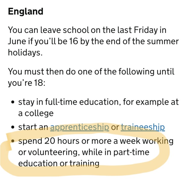 Any apprenticeship advice for 16yo?