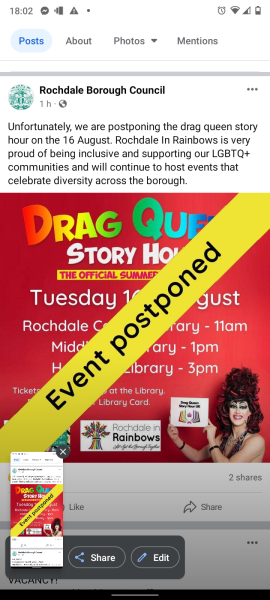 Drag Queen Story Hour - postponed 