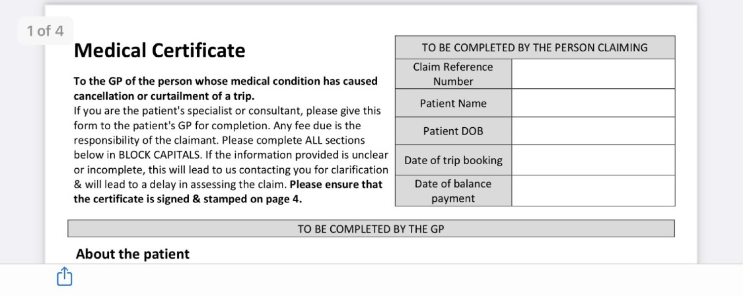 Help with claim fill up