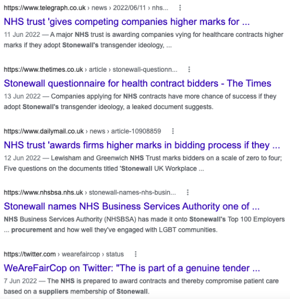 The NHS is captured and I can't see a way out