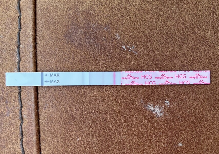 Positive test at 10 dpo