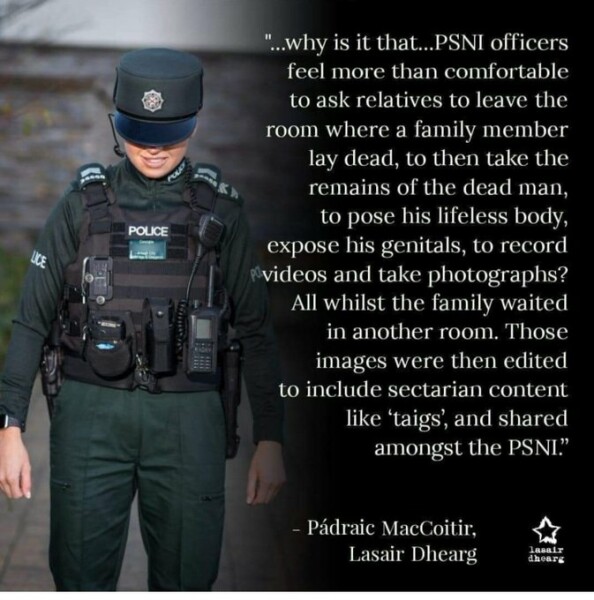 To think the police aren't fit for purpose
