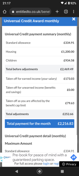 They’re not ‘top-up’ benefits if you don’t work full-time