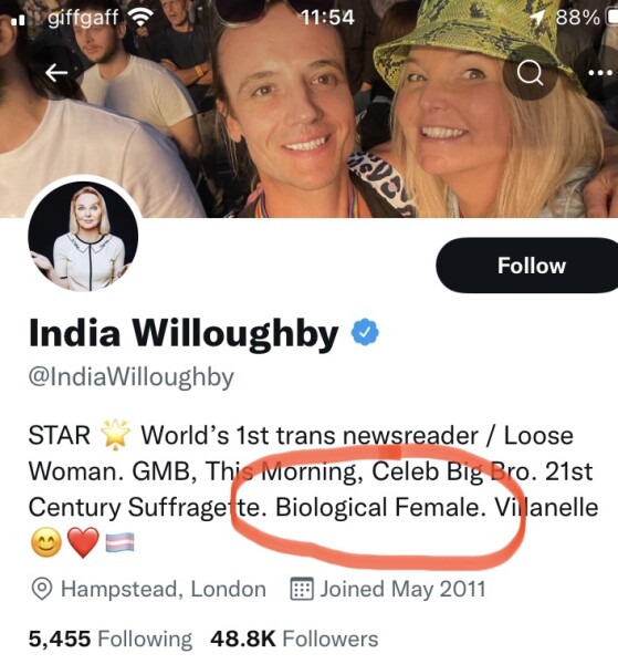 Periods and having babies are the only differences between trans women and biological women apparently