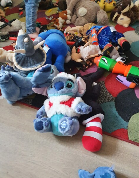 3 massive bin bags of toys OH failed to tell me about 