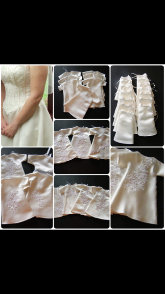 To just bin my wedding dress?