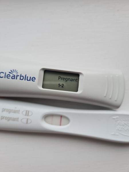 V faint Positive frer and clearblue (not digi) but neg clear clear blue digi