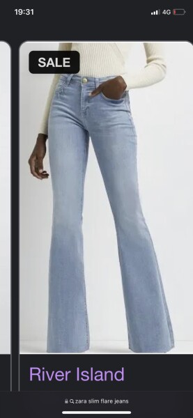 Finish my outfit: slim flare jeans and...