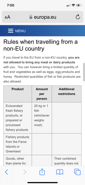 Taking food abroad for fussy eating children! 