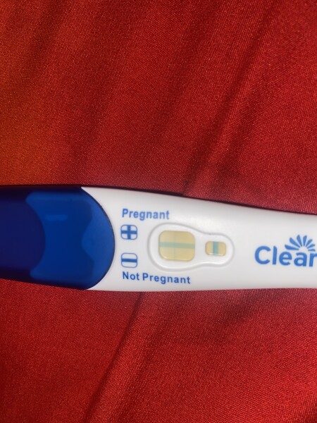 Very very faint pregnancy test 