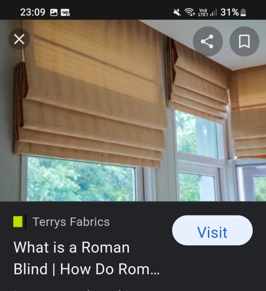 Unhappy with new Roman Blinds - thoughts..?