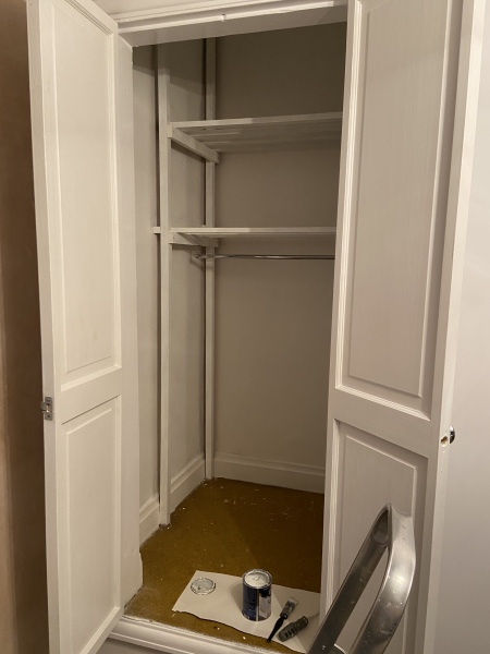 Clever ideas for a huge cupboard/wardrobe (inc photo)