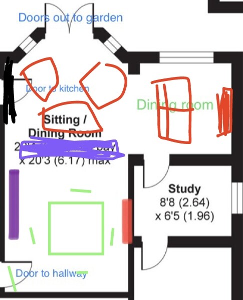Infuriating L-shaped room layout - please help
