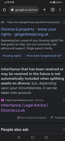 Husbands inheritance