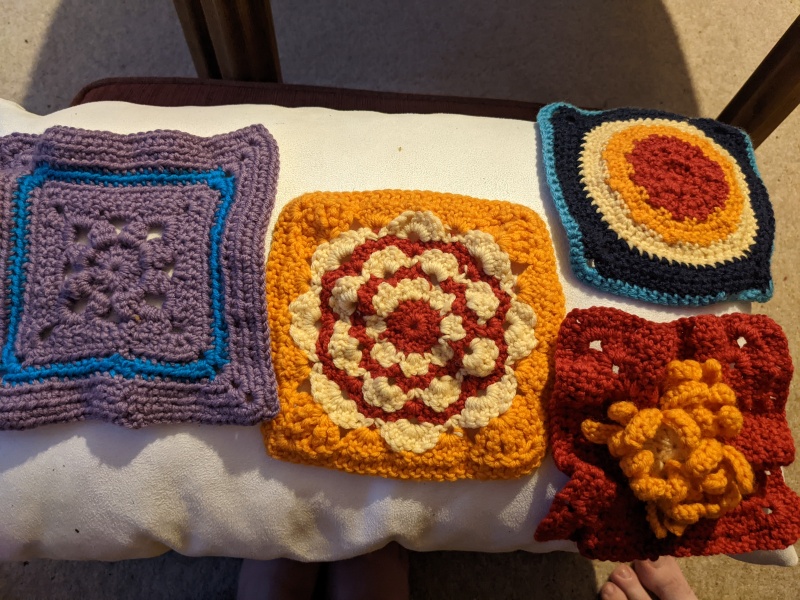 Woolly Hugs. A Blanket for lovely JungleZgok whose wonderful teenage son has died. 