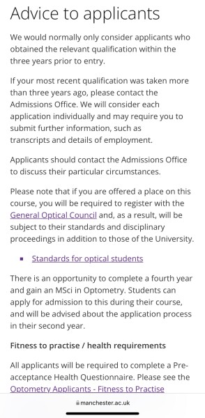 Optometry degree in my 40s? 