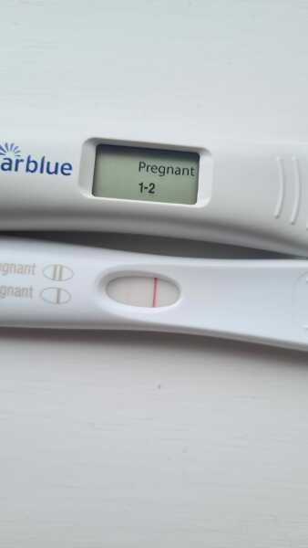 V faint Positive frer and clearblue (not digi) but neg clear clear blue digi