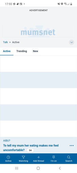 Blank lines at the top of every page