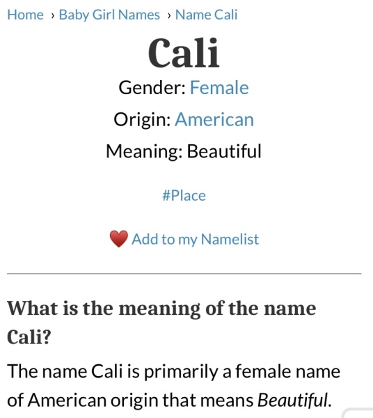 Callie or Cora 