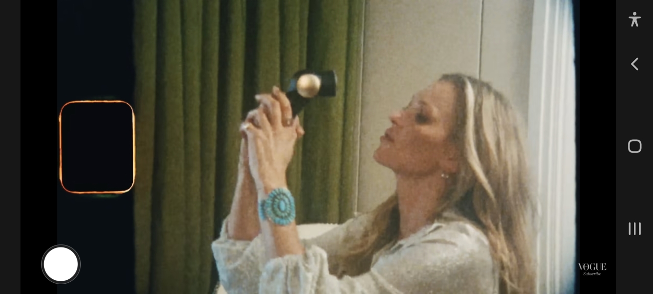 Kate Moss In the Bag, French Vogue   What's the Facial Device?