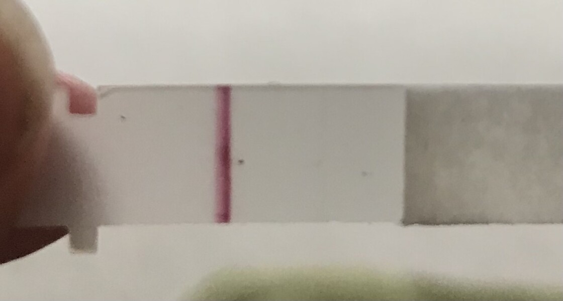 Evap or faint positive??