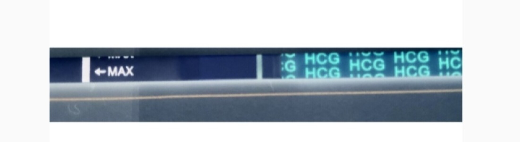 Faint line? 