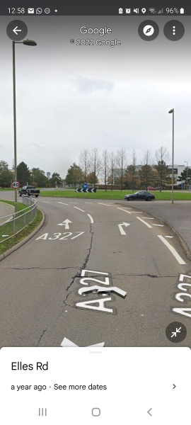 Who was in the right lane? Picture included