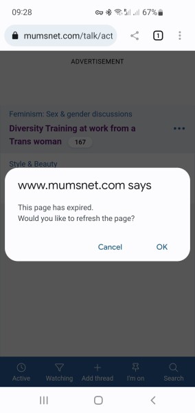 Constantly being asked to refresh the page